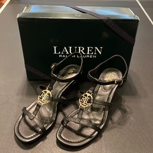 Ralph Lauren Elina Black Super Soft Leather